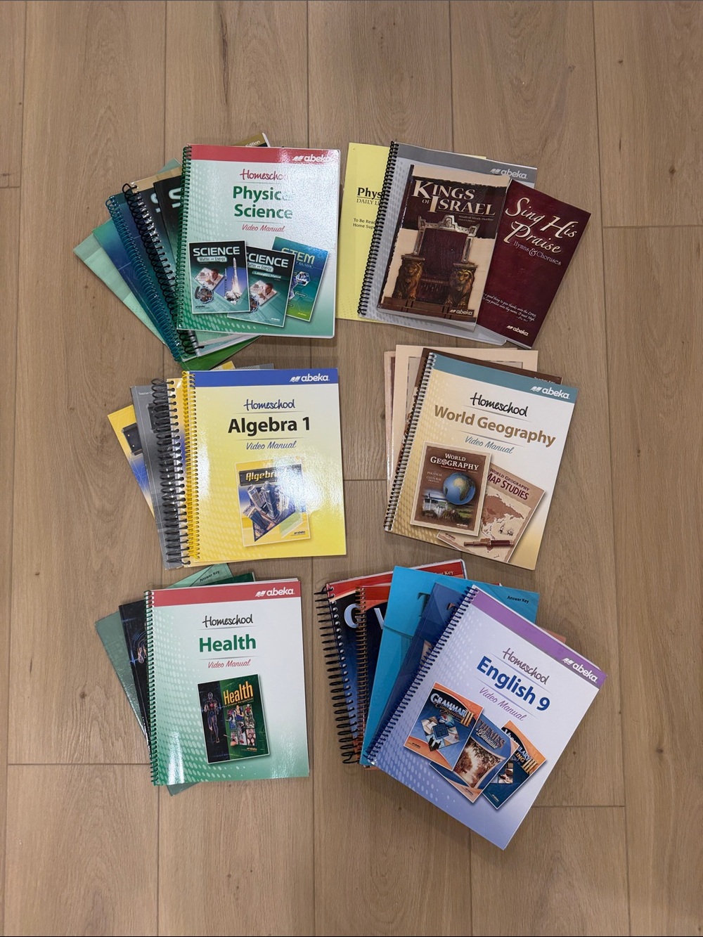 Abeka Grade 9 Homeschool Curriculum - Math, Science, English, Geography, Health